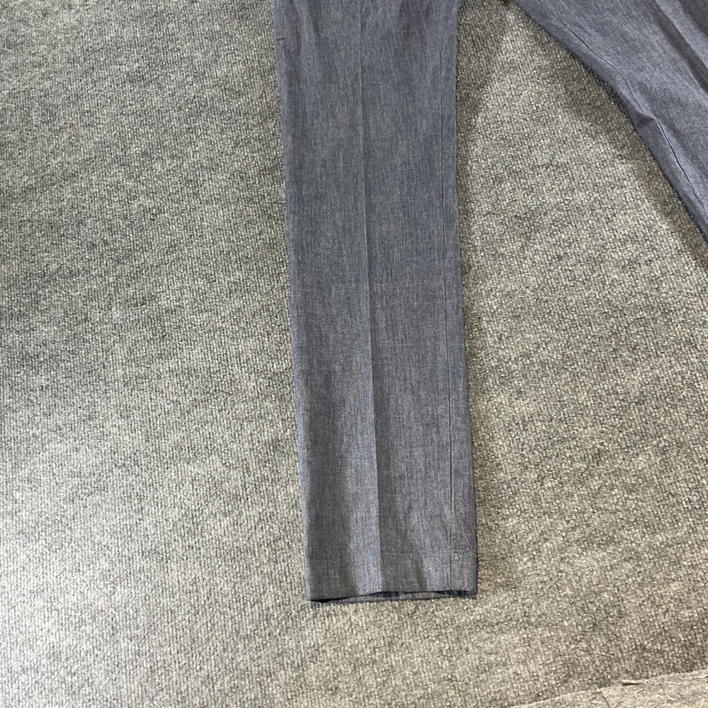 J.Crew 484 Slim Fit Stretch Pants Mens 32x32 Blue Heathered Chino Trousers - Picture 3 of 12